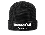 Waffle Knit Beanie with Cuff
