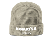 Waffle Knit Beanie with Cuff