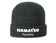Waffle Knit Beanie with Cuff