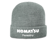 Waffle Knit Beanie with Cuff