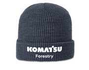 Waffle Knit Beanie with Cuff