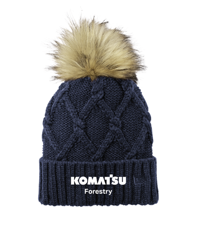 New Era ® Faux Fur Pom Beanie