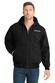 CornerStone® Washed Duck Cloth Insulated Hooded Work Jacket
