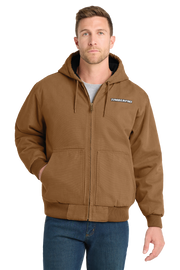 CornerStone® Washed Duck Cloth Insulated Hooded Work Jacket