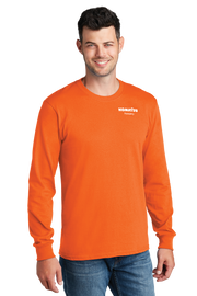 Port & Company® Long Sleeve Core Cotton Tee (Printed)